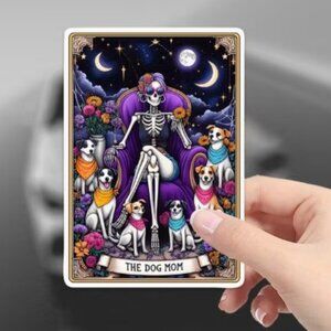NEW The Dog Mom Tarot Card sticker - Large
